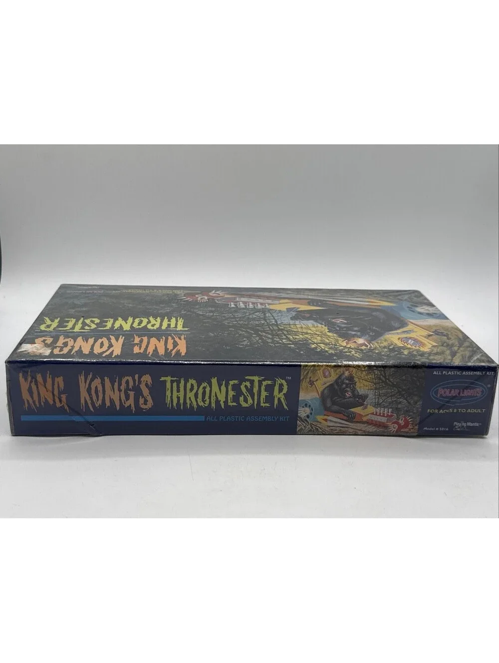 Vintage 1998 Polar Lights King Kong’s Thronester Plastic Model Kit #5016 Sealed
